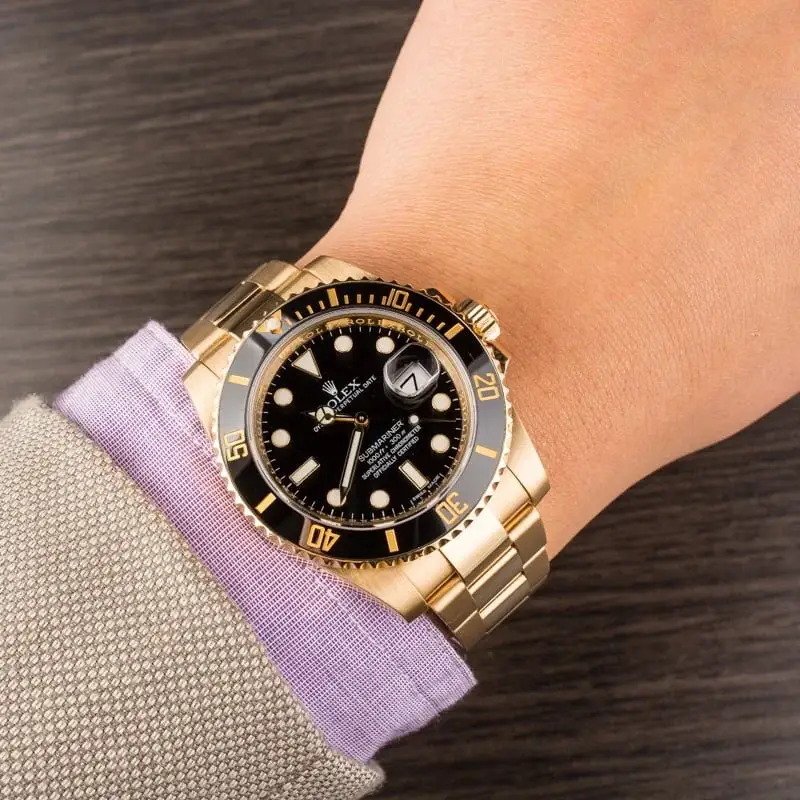RLX Perpetual Submariner Date 41mm Black Dial Yellow Gold 126618LN - image 9
