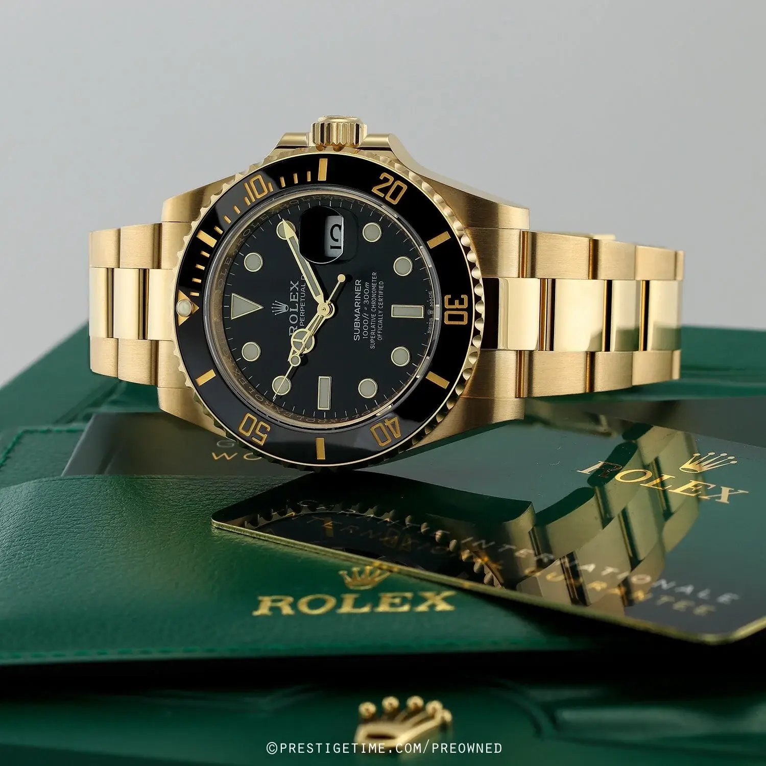 RLX Perpetual Submariner Date 41mm Black Dial Yellow Gold 126618LN - image 11