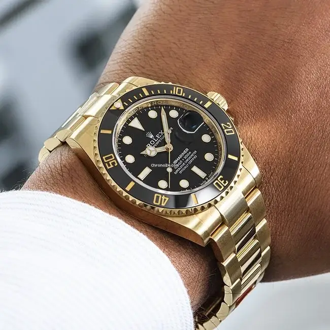 RLX Perpetual Submariner Date 41mm Black Dial Yellow Gold 126618LN - image 4