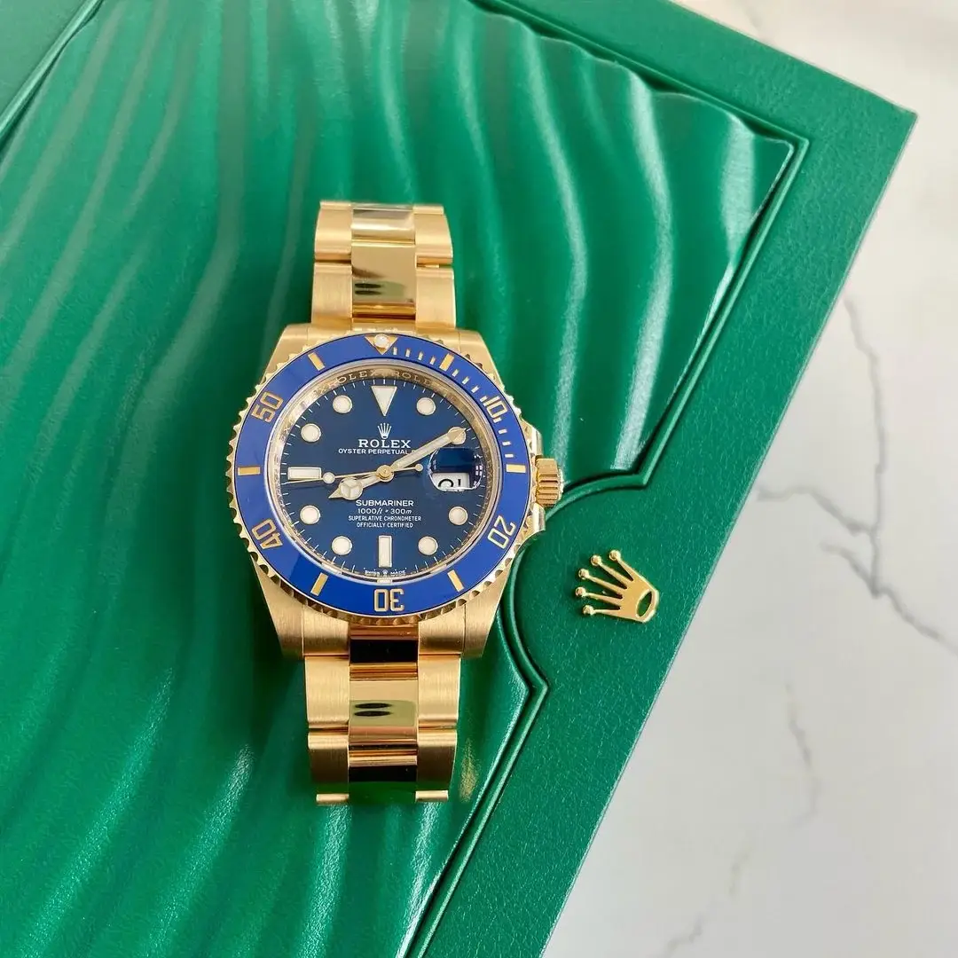 Rlx Perpetual Submariner Date 41mm Blue Dial Yellow Gold 126618LB - image 6