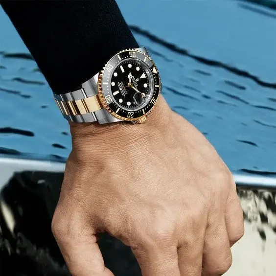 Rlx Submariner 41 Black Dial Stainless Steel and 18K Yellow Gold Bracelet Automatic Men’s Watch 126613LB - image 6