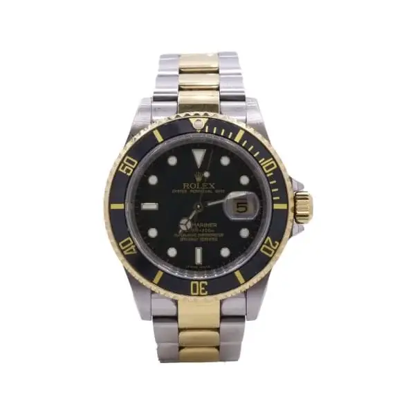 Rlx Submariner Black Index Dial Oyster Bracelet Mens Watch 116613LN - image 3
