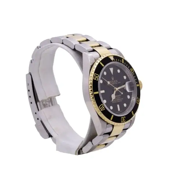 Rlx Submariner Black Index Dial Oyster Bracelet Mens Watch 116613LN - image 4