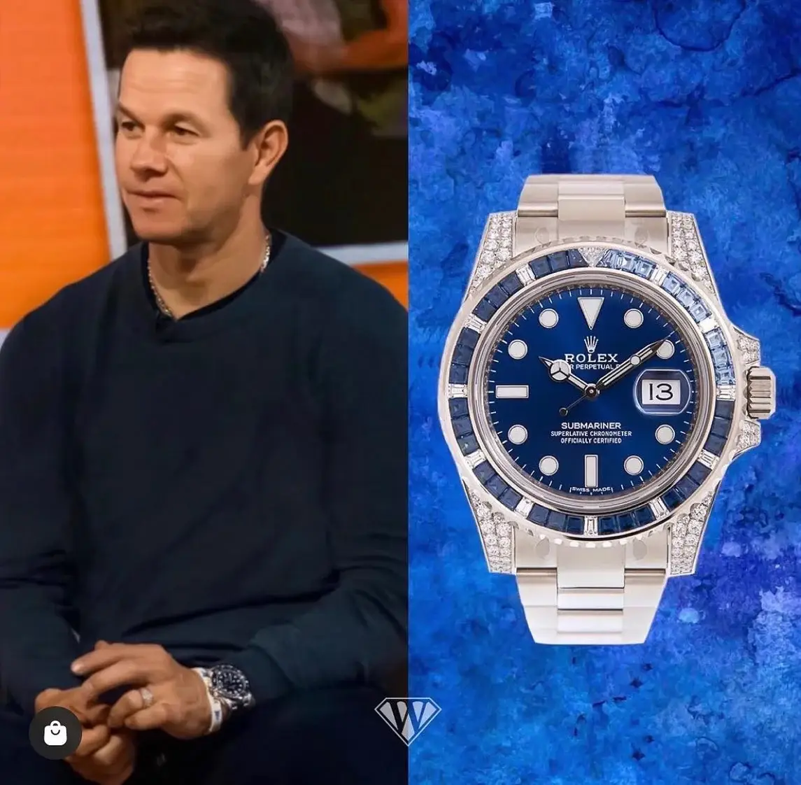 Rlx Submariner Date 116659 SABR 18K White Gold Diamonds Sapphires UNWORN - image 9