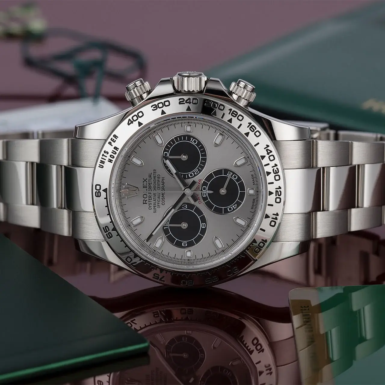 RLX White Gold Daytona 116509 Steel and Black - image 11