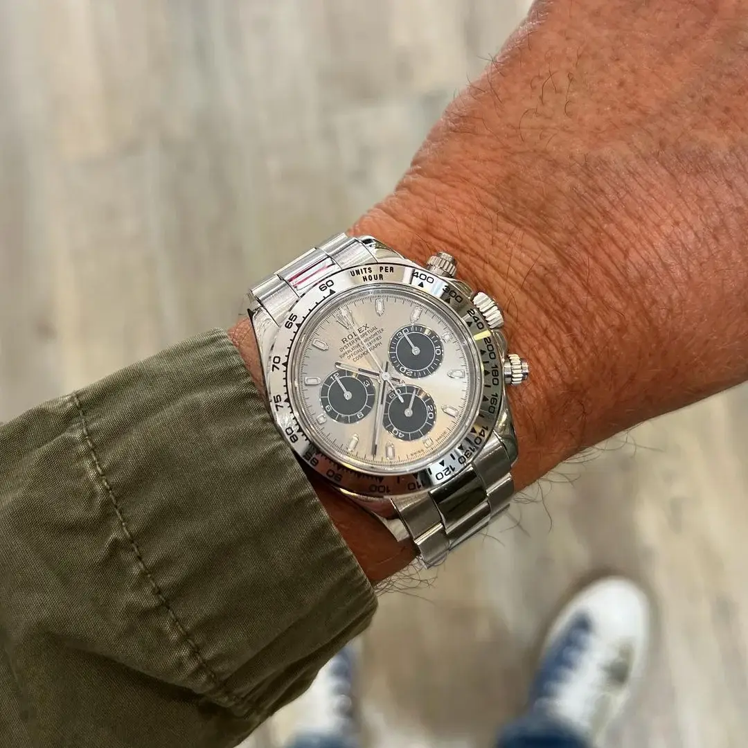RLX White Gold Daytona 116509 Steel and Black - image 5
