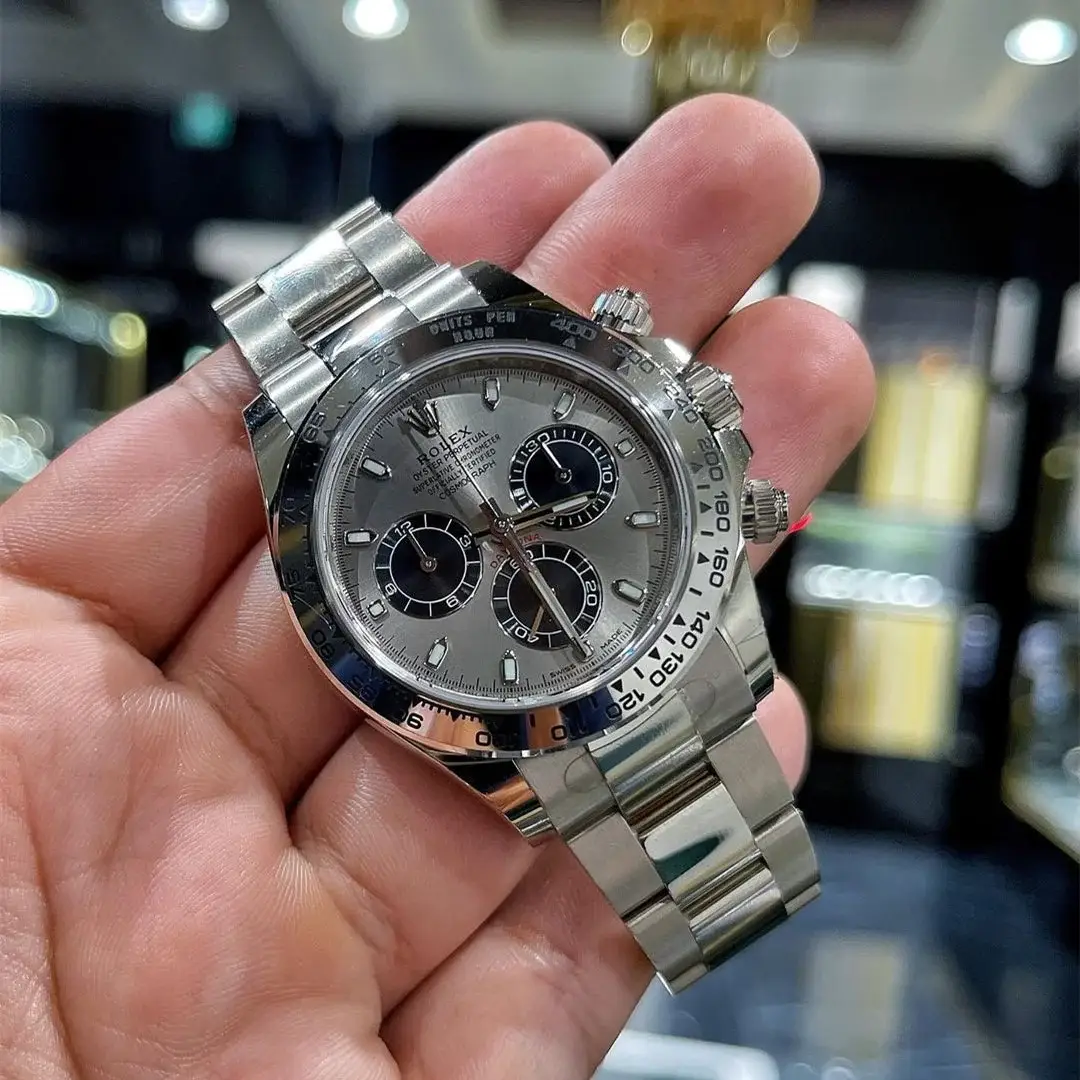 RLX White Gold Daytona 116509 Steel and Black - image 7