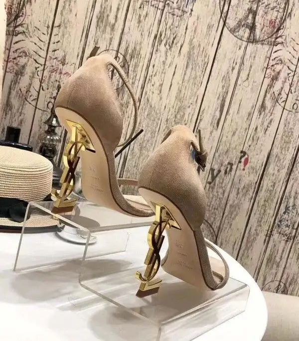 Saint Opyum 110mm Sandals Beige Suede - image 3