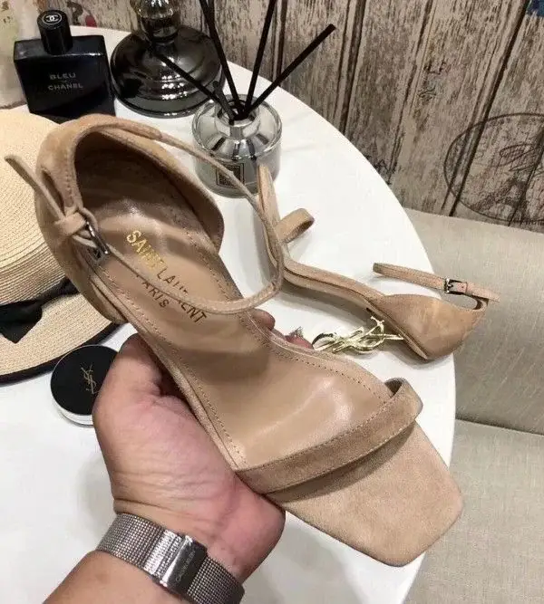Saint Opyum 110mm Sandals Beige Suede - image 4