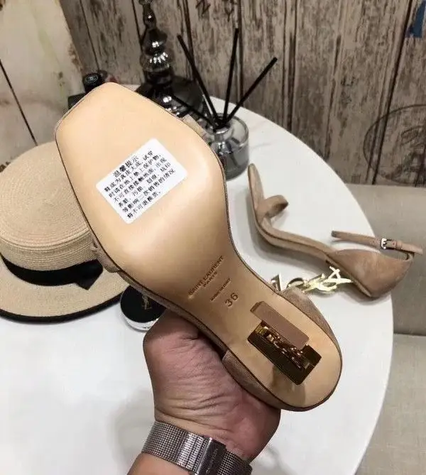 Saint Opyum 110mm Sandals Beige Suede - image 5
