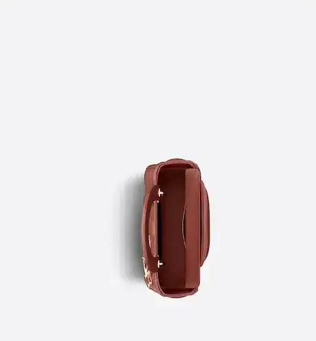 SMALL LADY D MY ABCD BAG Rust-Colored Cannage Lambskin - image 2