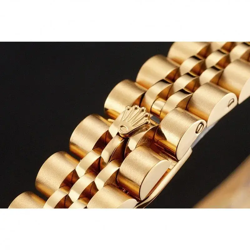 Swiss Rw Lady-Datejust Champagne Dial Diamond Bezel Gold Jubilee Bracelet 1454096 - image 5