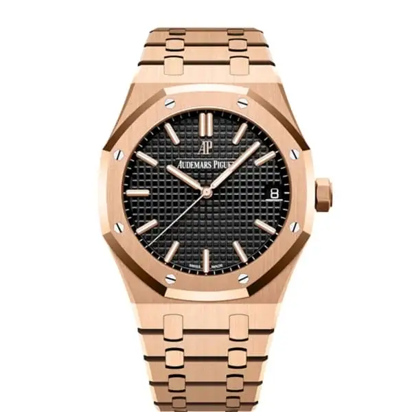 AP Royal Oak Selfwinding, 41mm, 18k Rose Gold, Black Dial, 15500OR.OO.1220OR.01 - image 1