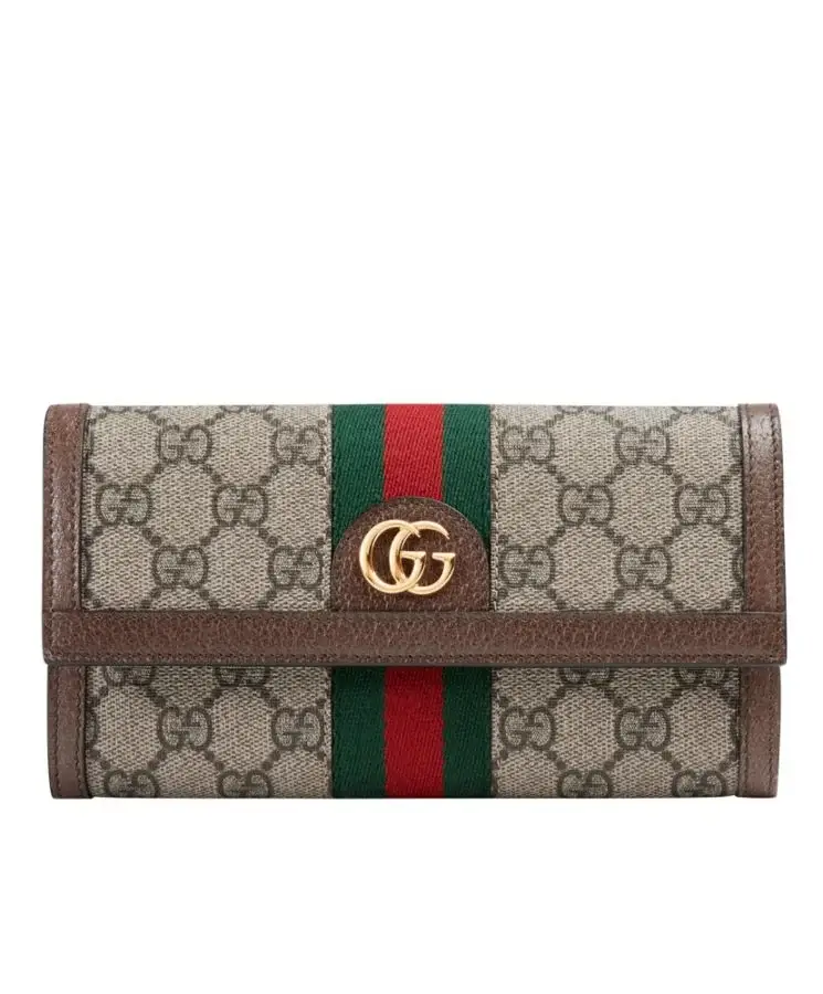 GG Ophidia GG continental wallet 523153 Dark Coffee - image 1