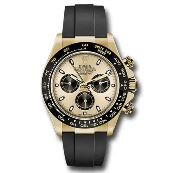 RLX Cosmograph Daytona, Champagne dial, Oysterflex strap, Yellow gold Watch 116518ln-0048 - image 1
