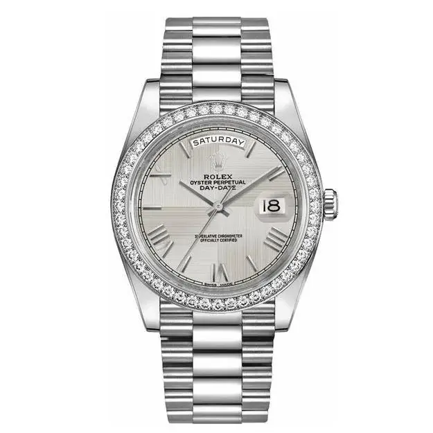 RLX Day-Date 40 Silver Dial Men’s Watch 228349RBR-0004 - image 1