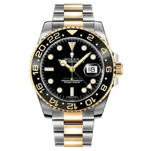 Rlx GMT-Master II Two Tone Black Dial Men’s Watch 116713LN-0001 - image 1