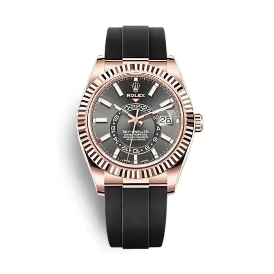 Rlx Sky-Dweller 42mm 326235 Oysterflex Slate Dial New/Complete 20 326235-0006 - image 1