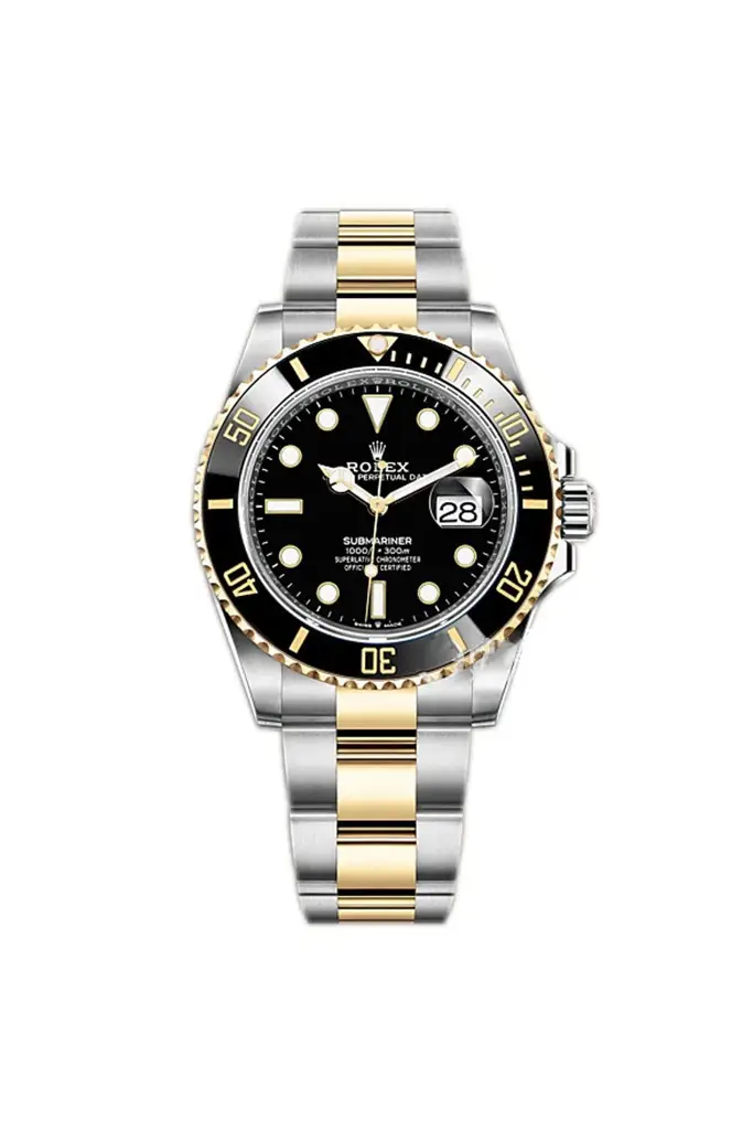 Rlx Submariner 41 Black Dial Stainless Steel and 18K Yellow Gold Bracelet Automatic Men’s Watch 126613LB - image 1