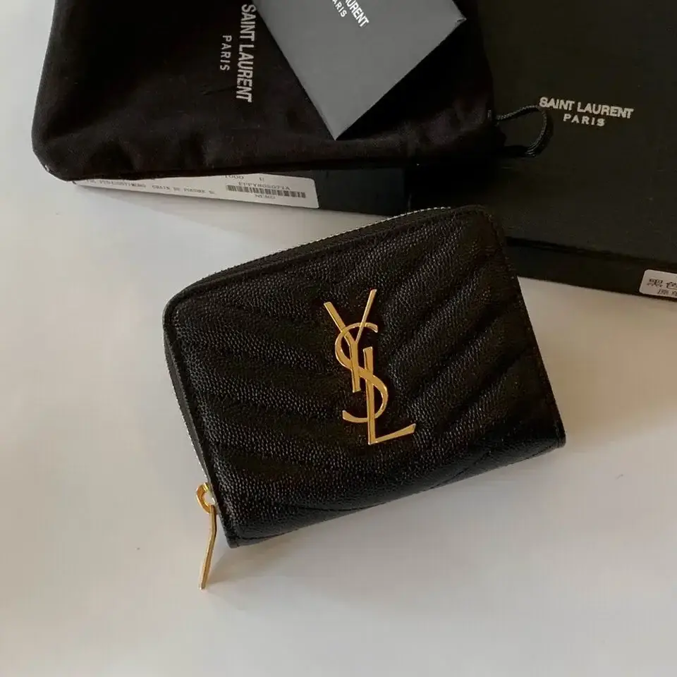 Y  wallet black  SIZE:12x10x3CM  14 - image 1